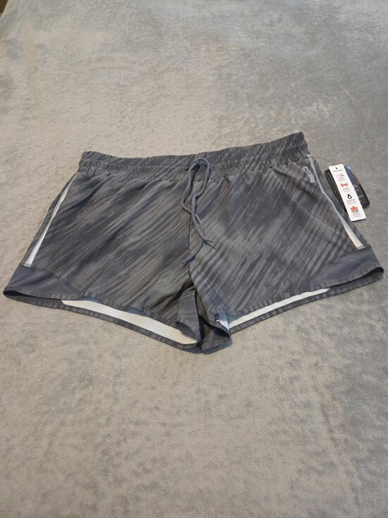 RBX Pants - RBX Active Womens Grey Shorts with Liner Size L